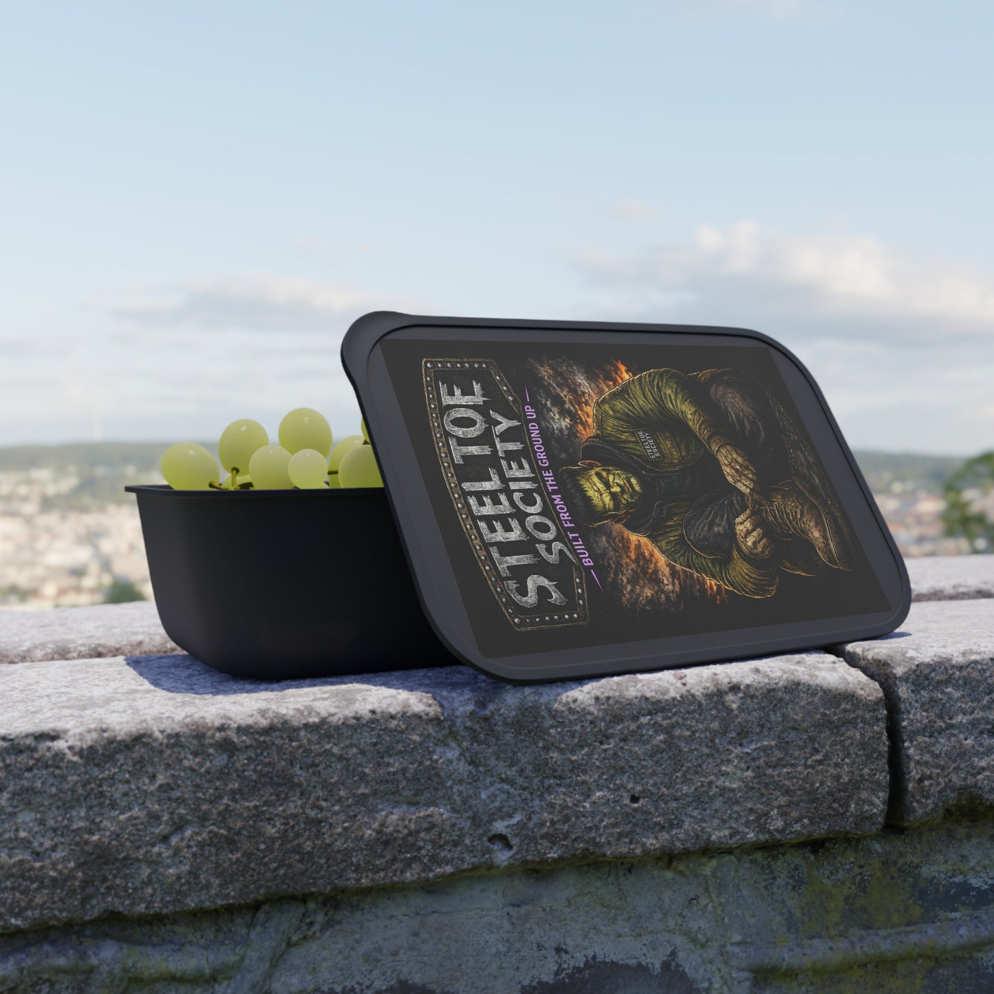 Signature Core Collection- Built from the Ground Up, Bento Box with Band and Utensils