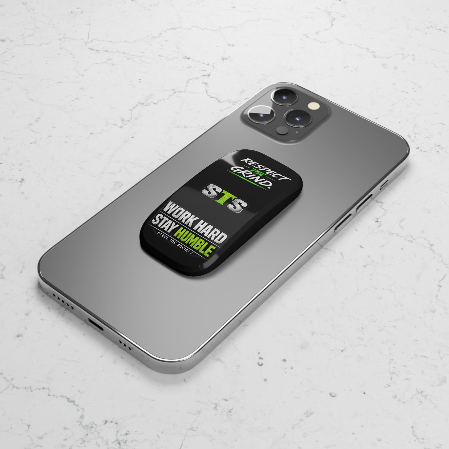 Signature Core Collection- Respect the Grind,Phone Click-On Grip