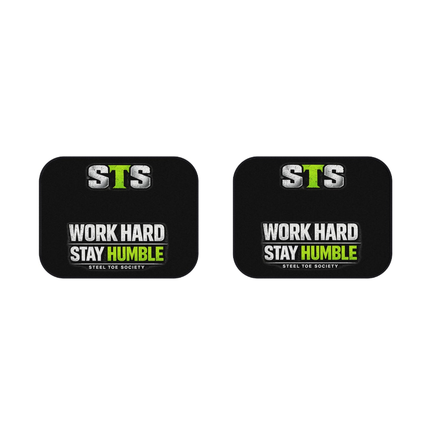 Signature Core Collection- Work Hard, Stay Humble,Car Mats (2x Rear)