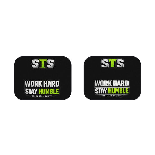 Signature Core Collection- Work Hard, Stay Humble,Car Mats (2x Rear)