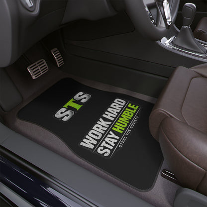 Signature Core Collection- Work Hard, Stay Humble,Car Floor Mats, 1pc