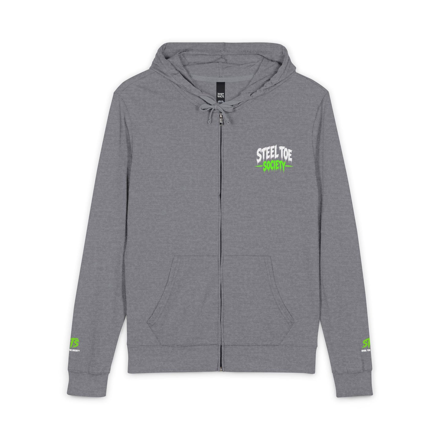 Signature Core Collection- Respect the Grind,Jersey Full-Zip Hoodie