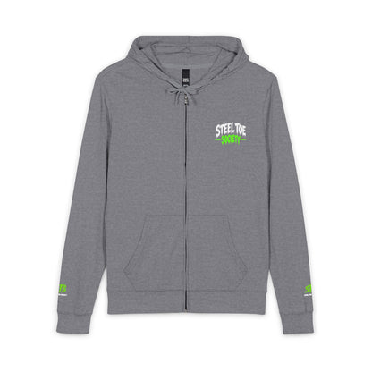 Signature Core Collection- Respect the Grind,Jersey Full-Zip Hoodie
